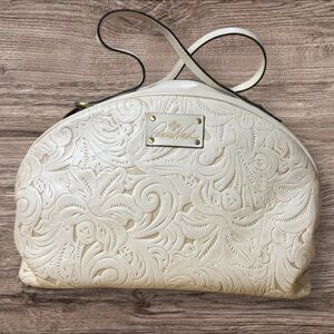 Patricia Nash Cream Embossed Floral Bag NWT